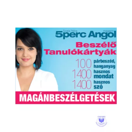 5 Perc Angol Beszélő Tanulókártyák - Magánbeszélgetés - Kék