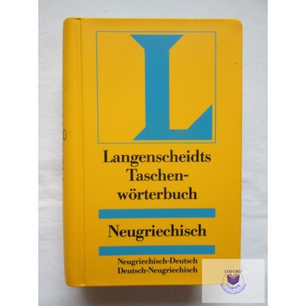 Dr. Heinz F. Wendt: Langenscheidts Taschen-wörterbuch Neugriechisch