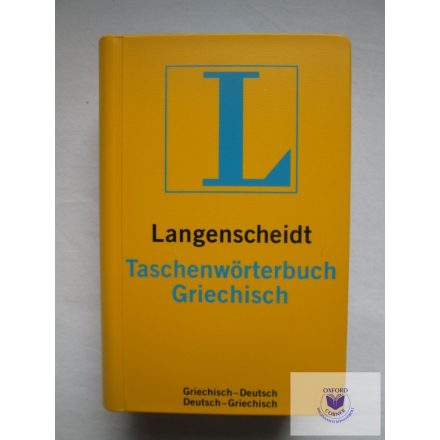 Dr. Heinz F. Wendt: Langenscheidts Taschen-wörterbuch Griechisch
