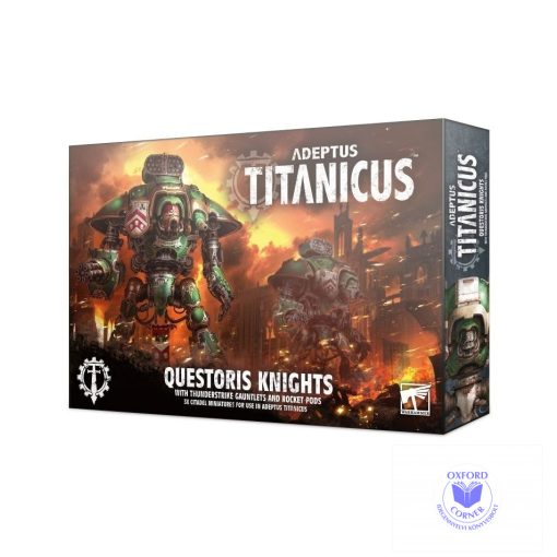 Adeptus Titanicus: Questoris Knights With Thunderstrike Gauntlets And Rocket Pod