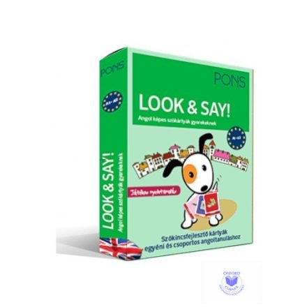 PONS Look & Say Angol képes szókártyák gyerekeknek