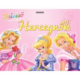 Színező matricákkal - Hercegnők