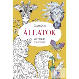 Kifestőfüzet felnőtteknek - Csodálatos állatok