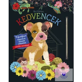   Rejtőzködő kedvencek - Kifestőfüzet kaparós és színezős oldalakkal