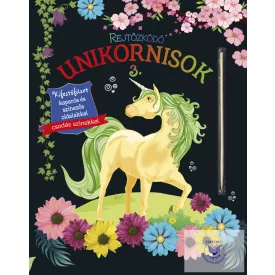   Rejtőzködő unikornisok 3. - Kifestőfüzet kaparós és színezős oldalakkal