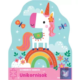 12 darabos kirakós - Unikornisok