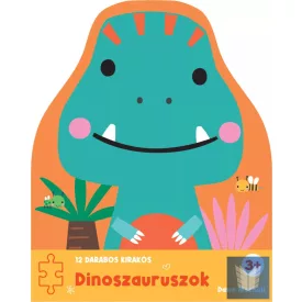 12 darabos kirakós - Dinoszauruszok