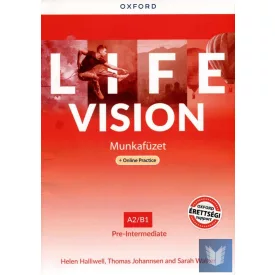   Life Vision Pre-Intermediate (A2/B1) Workbook + Online Practice (Hu)