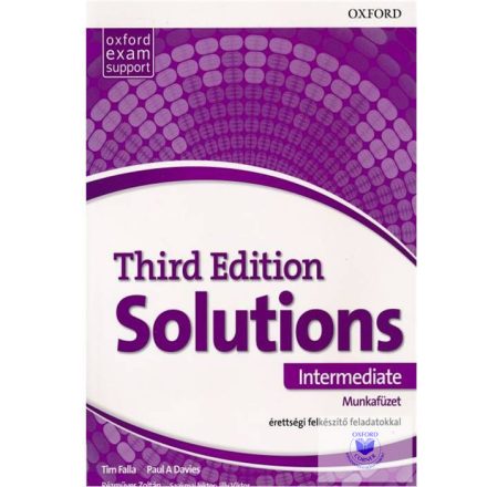 Solutions Intermediate Munkafüzet - Érettségi felkészítő feladatokkal Third Edit