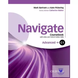   Navigate C1 Advanced Coursebook with DVD and Oxford Online Skills Program