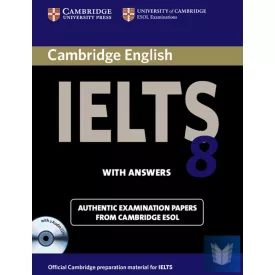 CAMBRIDGE IELTS 8 (IELTS, BOOK+KEY+AUDIO)