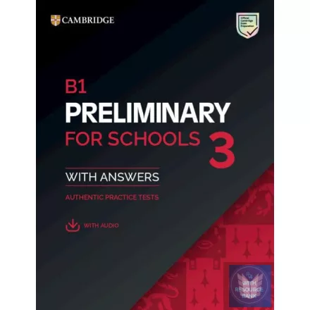 CAMBRIDGE PET FOR SCHOOL 3 (2020) (PRELIMINARY, BOOK+KEY+DIGITAL PACK)