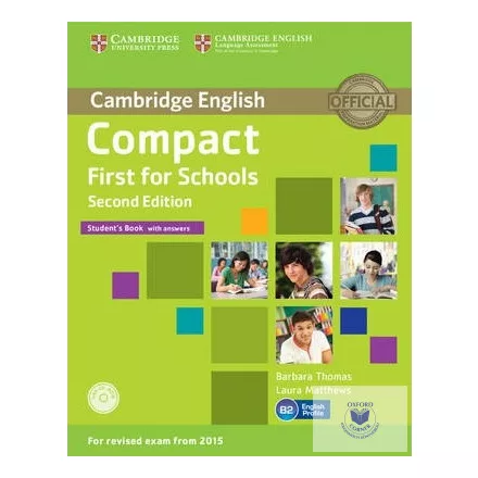 Compact First for Schools Student's Book with Answers with CD-ROM