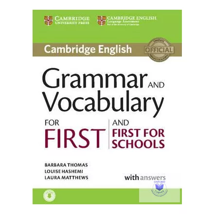 Grammar and Vocabulary for First and First for Schools Book +Answers +Audio