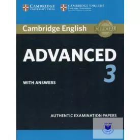   Cambridge English Advanced 3 Student's Book With Answers