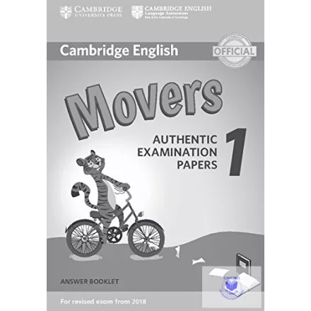 Cambridge English Movers 1 for Revised Exam from 2018 Answer Booklet