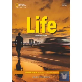   Life Second Edition Intermediate Workbook with Key + Audio CD