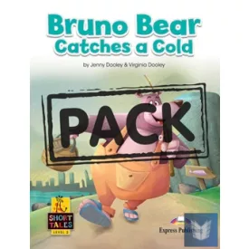   BRUNO BEAR CATCHES A COLD STUDENT'S BOOK WITH DIGIBOOKS APP.