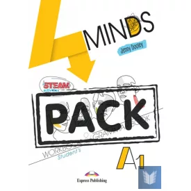   4 MINDS A1 WORKBOOK & GRAMMAR BOOK STUDENT'S  (WITH DIGIBOOK APP.)