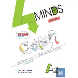   4 MINDS A2+ WORKBOOK & GRAMMAR BOOK STUDENT'S (WITH DIGIBOOK APP.)
