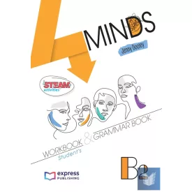   4 MINDS B2 WORKBOOK & GRAMMAR BOOK STUDENT'S (WITH DIGIBOOK APP.)