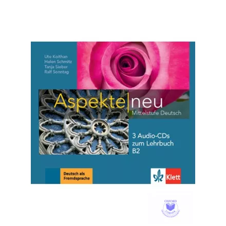 Aspekte neu B2 Mittelstufe Deutsch 3 Audio-CDs zum Lehrbuch