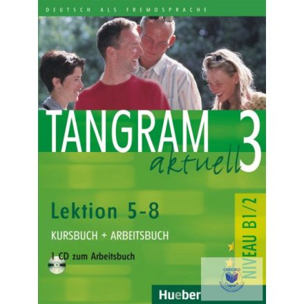Tangram Aktuell 3 Lektion 5-8 Kursbuch + Arbeitsbuch + Audio CD