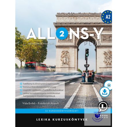 Allons-y PLUS 2 - Méthode de français - Francia kurzuskönyv (A2)
