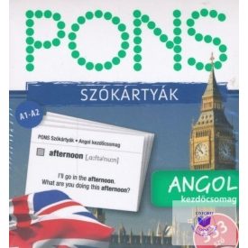 PONS 333 szókártya angol kezdő A1-B1
