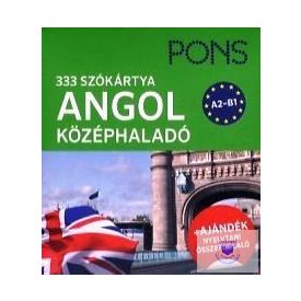 PONS 333 szókártya angol középhaladó A2-B1