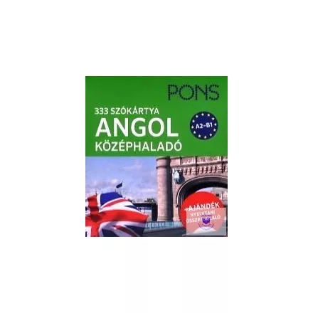 PONS 333 szókártya angol középhaladó A2-B1