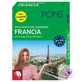   PONS Nyelvtanfolyam Kezdőknek FRANCIA plusz ONLINE hanganyag