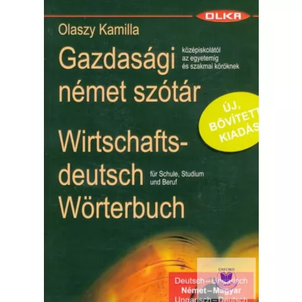 Gazdasági Német Szótár - Wirtschaftsdeutsch Workbook (Új, Bövített)