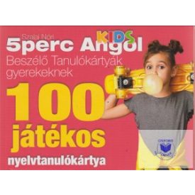   5 PERC ANGOL - Kids 100 játékos tanulókártyák gyerekeknek
