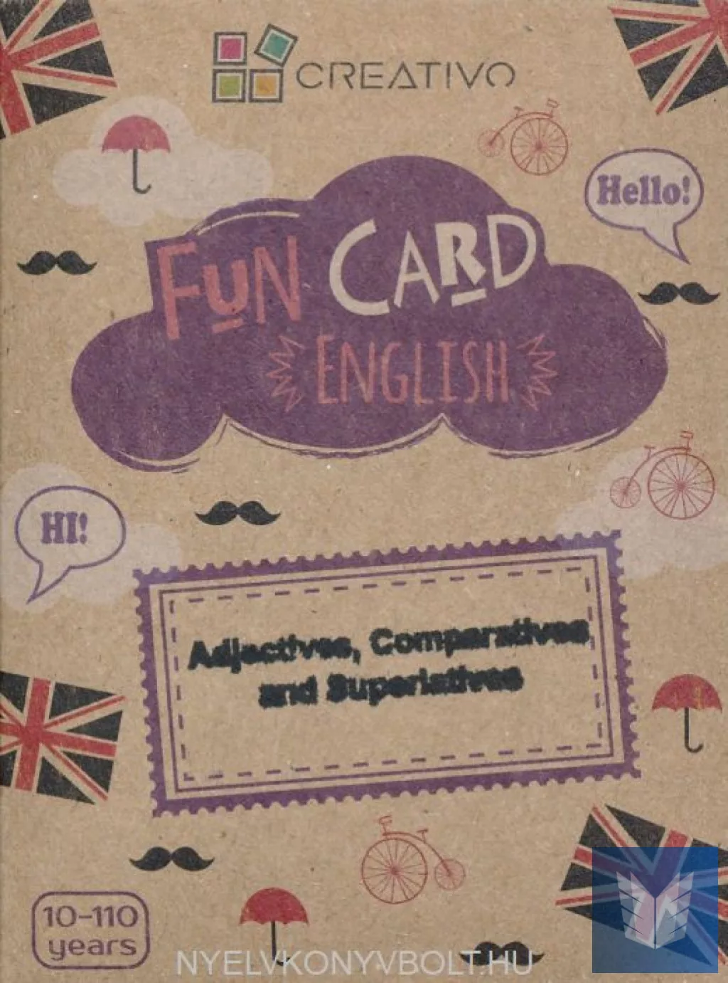 Fun Card English: Adjectives, Comparatives and Superlatives
