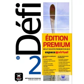   Défi 2  Livre de l’élélve et CD audio et CD audio Code Premium un an
