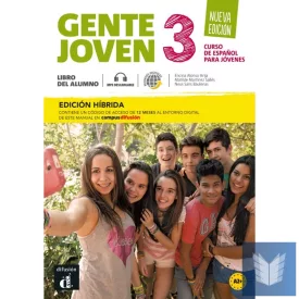   Gente joven 3 Nueva edición - Edición híbrida - Libro del alumno
