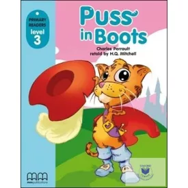 Primary Readers Level 3: Puss In Boots with CD-ROM