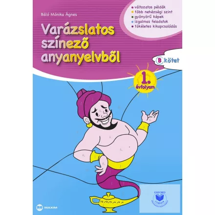 Varázslatos színező anyanyelvből 1. évfolyam B kötet