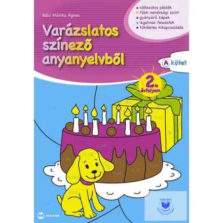 Varázslatos színező anyanyelvből 2. évfolyam A kötet
