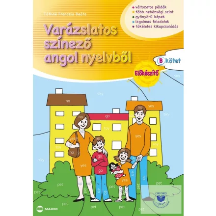 Varázslatos színező angol nyelvből Előkészítő „B” kötet