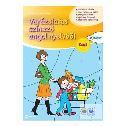 Varázslatos színező angol nyelvből - Kezdő - A kötet