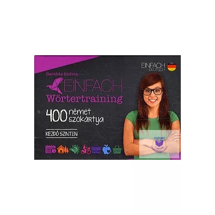 Einfach Wörtertraining - 400 német szókártya - Kezdő szinten