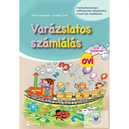 Varázslatos számlálás ovi 4-6 éveseknek (matricás melléklettel)