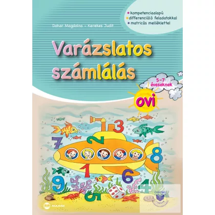 Varázslatos számlálás ovi 5-7 éveseknek (matricás melléklettel)