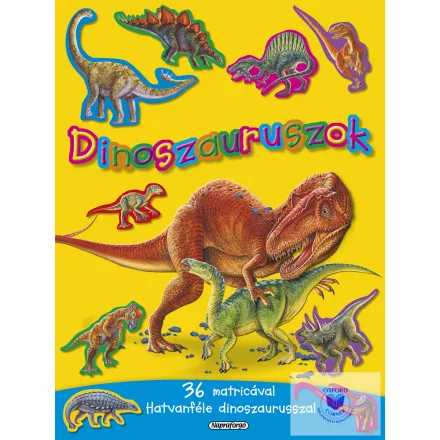 Mozgalmas matricásfüzet - Dinoszauruszok