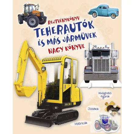 Rejtvénykönyv - Teherautók és más járművek nagy könyve