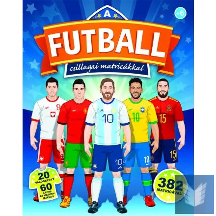 A futball csillagai matricákkal