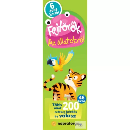 Fejtörők - Az állatokról 6 éves kortól