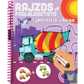 Rajzos foglalkoztató - A járművek világa